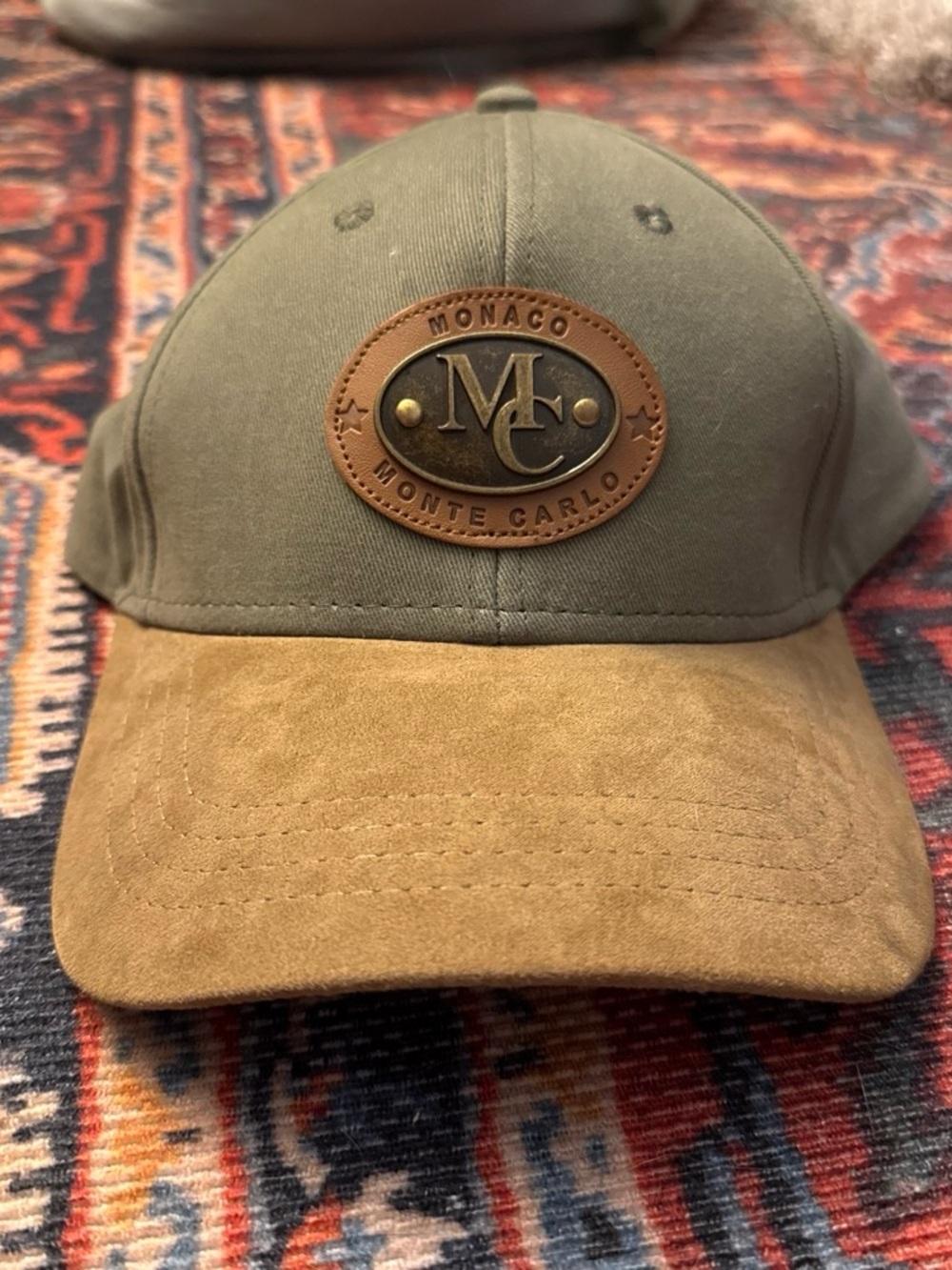 Monaco Monte Carlo Olive & Tan Baseball Cap